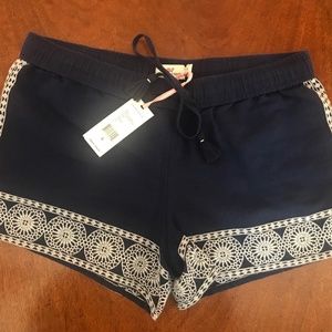 Navy Blue Embroidered Vineyard Vines Shorts Sz s